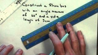 Construct a Rhombus