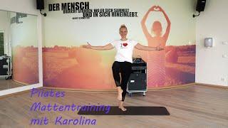 Pilates Mattentraining mit Karolina