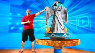 We Made a Giant 705-Pounds Chocolate Angel art!
