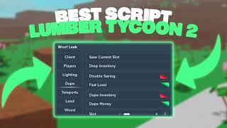 Lumber Tycoon 2 Script: Money Dupe | Spawn Loot | Dupe Woods & More!