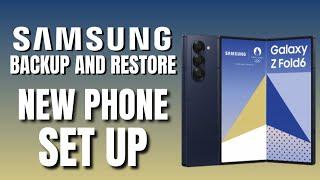 How To Backup And Restore Phone Data From Samsung Cloud (Galaxy Fold 6)