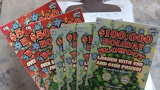 New 10$ and 5$ holiday blowout scratch off ticket 40$ worth and this happened