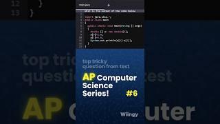 Java Basics: AP Question Explained in 60 Seconds!  #apcs #java #computerscience