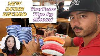 ‍️‍️ YouTube tips by Hitomi & NEW SUSHI RECORD!!!