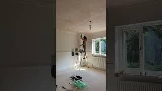 This room has changed so much. Proud to say I did it all myself. #bedroomrenovation