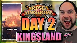 Kingsland Day 2 [Main Account] Rise of Kingdoms