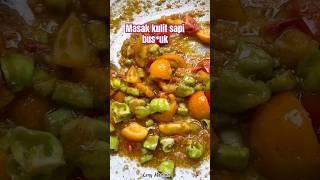 cara memasak kulit sapi yang sudah di fermentasi menjadi makanan enak