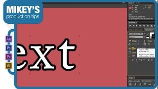 After Effects Quick Tip: text stroke