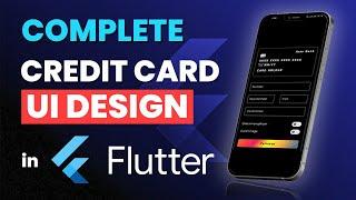 Flutter credit card input form | flutter ui design tutorial in hindi | flutter ui project