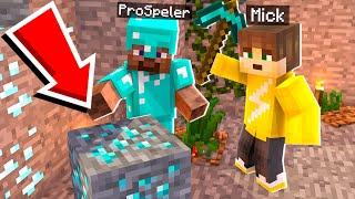 DIAMONDS VINDEN MET DE PRO SPELER In Minecraft (Survival)