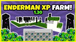 BEST ENDERMAN XP FARM EVER!! (EASY!) In Minecraft Bedrock And Java 1.20