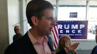 Eric Trump talks to the Sun Journal