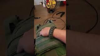 Antenna Relocation for Tactical vest or Plate Carrier