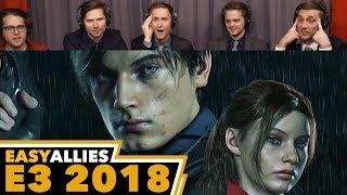 Resident Evil 2 (Trailer 2) - Easy Allies Reactions - E3 2018