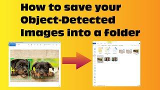 How to save object-detected images into a folder