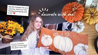 decorating for fall + Q&A