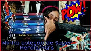 MINHA COLEÇÃO DE SUPER HERÓIS E BASEADOS EM HQ`s (DVD`S)