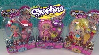 Shopkins Shoppies Dolls Jessicake Popette & Bubbleisha Exclusive Figures Review | PSToyReviews