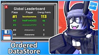 Ordered DataStore (Global Leaderboards) - Roblox Advanced Scripting #18 (2024)