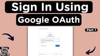 Create Google OAuth Login for a MERN Application