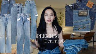 My Favorite Luxury Denim/jeans Review | Maison Margiela, Gucci, Toteme, Moussy vintage, NatashaZinko