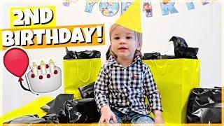 LIAM'S 2nd BIRTHDAY SPECIAL | Opening Presents! | JKrew