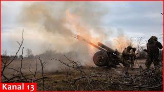 Ukrainian artillery forces in Donetsk region battle to slow Russian advance on key city