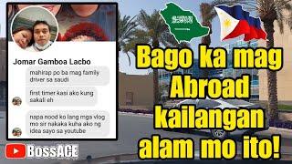 Mahirap ba mag Family driver sa Saudi Arabia? bago ka mag Abroad kailangan alam mo ito