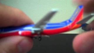 Gemini Jets 1:400 scale southwest airlines boeing 737-300 Canyon Blue unboxing