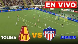 EN VIVO: TOLIMA vs JUNIOR | CUADRANGULARES BETPLAY DIMAYOR II 2024 | Partido EN VIVO