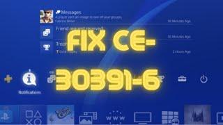 PS4: How To Fix Error Code CE-30391-6 (2023!)