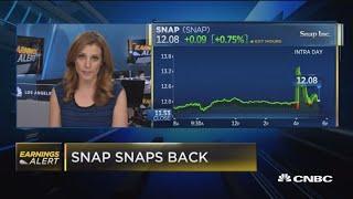 Snap is surging after its earnings report, and here's what the CEO has to say