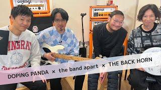 THE BACK HORN × the band apart × DOPING PANDA SPトーク対談 MUSIC GOLD RUSH∞ #134