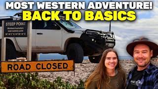 DID WE GET STRANDED AT STEEP POINT? A Back-to-Basics Adventure with No Caravan!