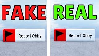 Obby Creator FAKE Report Button Tutorial!