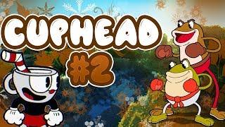 Cuphead Прохождение #2  ЛЯГУШКИ БОКСЕРЫ