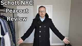 The Ultimate Peacoat: Schott NYC Peacoat