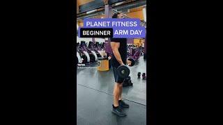 FULL PLANET FITNESS ARM DAY (FOR BEGINNERS)