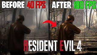  Resident Evil 4 : Increase FPS And Fix Lag & Stutter on Low End PC  Resident Evil 4 FPS Drops Fix