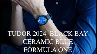 [4K] The ALL-NEW 2024 Tudor Black Bay Ceramic BLUE Formula 1 Hands-On Review  | Calibre24.com