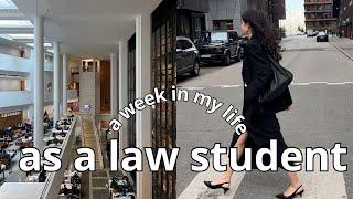 law school study vlog ️ productive uni days, studying, classes, living alone in copenhagen