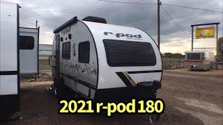 2021 Forest River r-pod 180 Rear Bathroom Travel Trailer