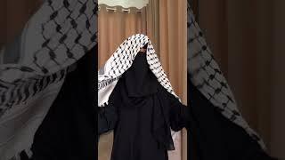 my arabian hijab tutorial  #cover #singer #music #song #live #youtubeshorts #abaya #viralvideo