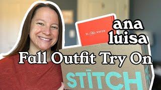 Stitch Fix Try On Review PLUS Ana Luisa Jewelry | Fall Fashion Over 40 | October 2024