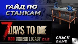 Гайд по станкам. 7 Days To Die ( Мод Undead Legacy )