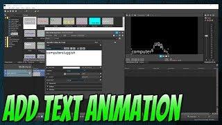 How To Add Animation To Text In Vegas Pro 16 Beginners Tutorial