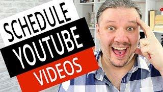 How To Schedule YouTube Videos with NEW YouTube Studio - Schedule YouTube Uploads