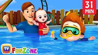 Baby Goes Swimming Song + More ChuChu TV Funzone Nursery Rhymes & Toddler Videos