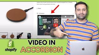 How To Add Video Inside Collapsible Accordion - [Product Description Shopify]