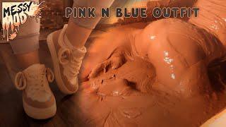  Girl Pink n Blue Outfit in MUD